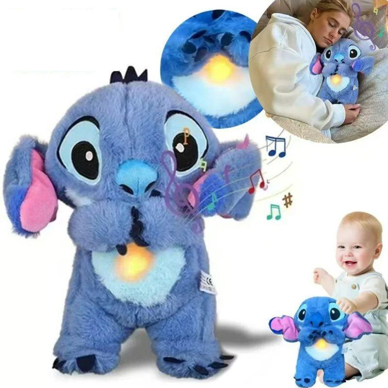 Stitch qui respire – Peluche calmante pour le couche