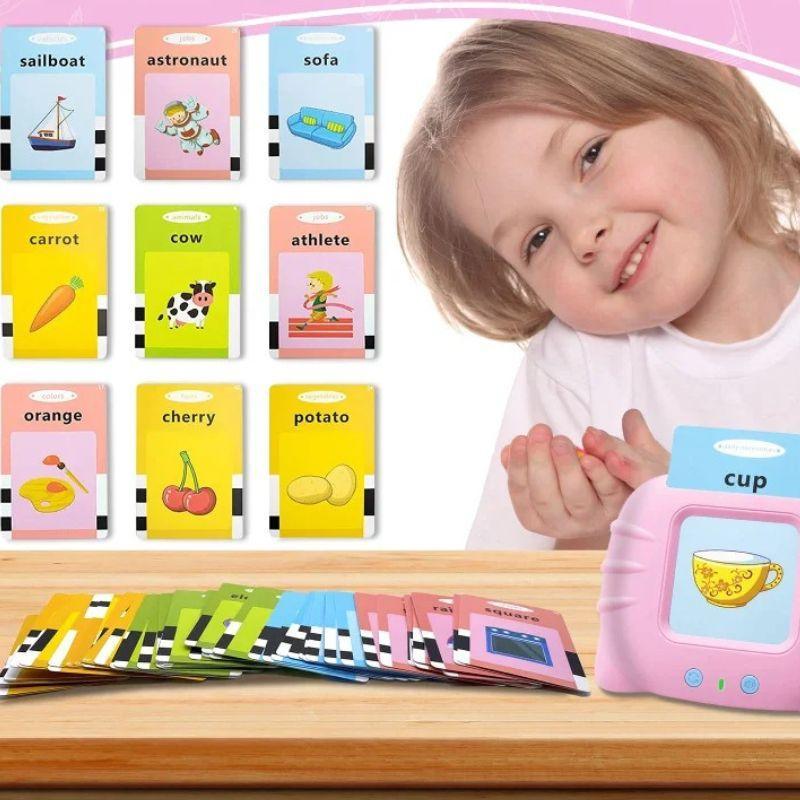 Jouet d'Apprentissage Montessori – Lecteur de Carte Interactif